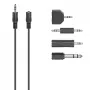Hama 00305151 cable de audio 2,5 m 3,5 mm negro