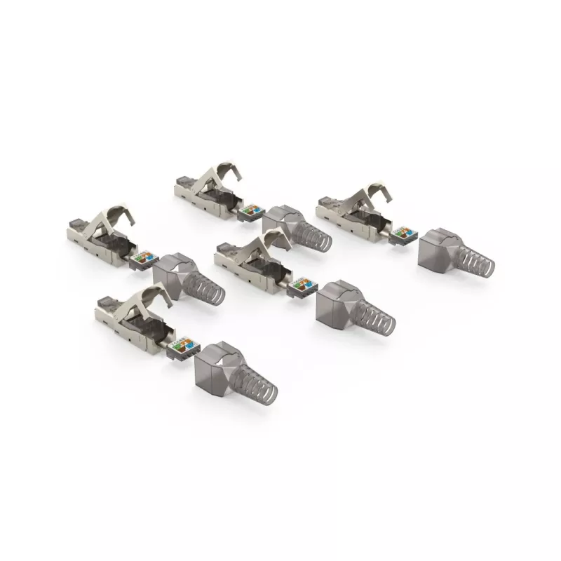 Hama 00200793 conector de cable RJ45 gris