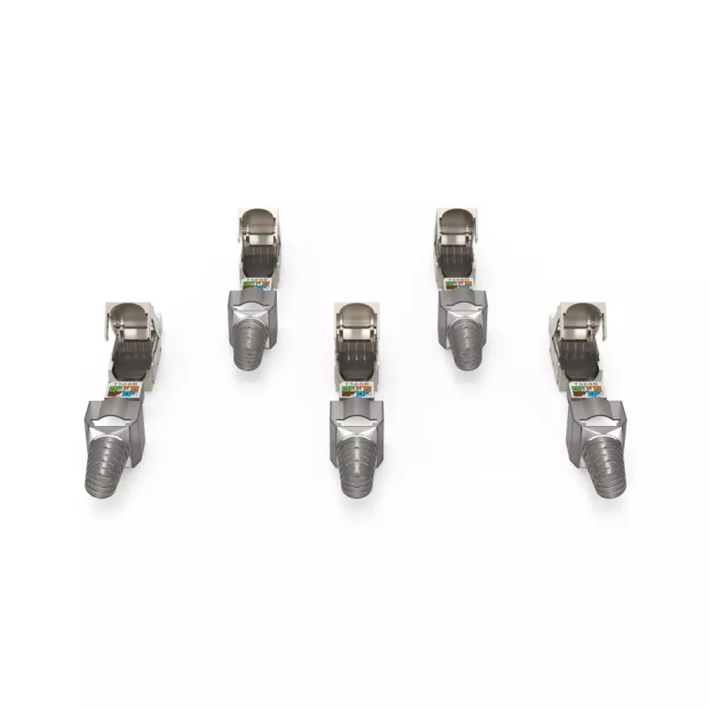Hama 00200793 conector de cable RJ45 gris