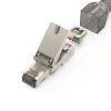 Hama 00200793 conector de cable RJ45 gris