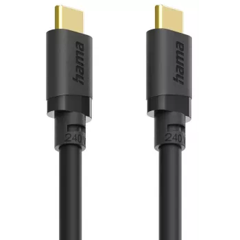 Hama 00202009 cable USB USB 3.2 Gen 1 (3.1 Gen 1) 1,5 m USB C 5 Gbit/s 240 W negro