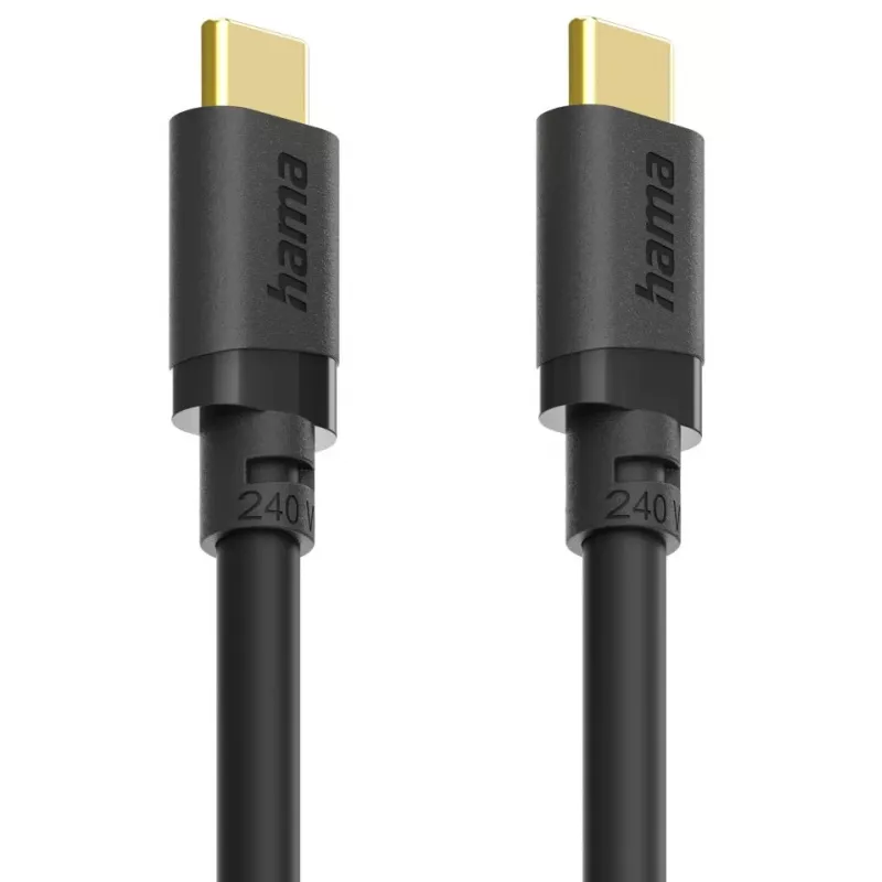 Hama 00202009 cable USB USB 3.2 Gen 1 (3.1 Gen 1) 1,5 m USB C 5 Gbit/s 240 W negro