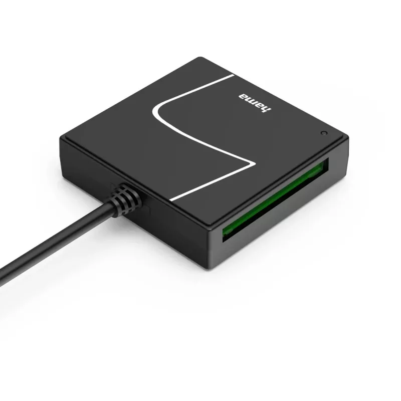 Hama 00200148 lector de tarjetas USB 3.2 Gen 1 (3.1 Gen 1) Type-A/Type-C negro