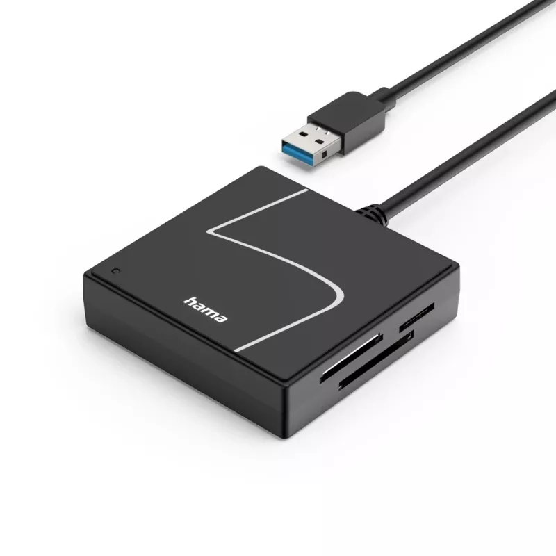 Hama 00200148 lector de tarjetas USB 3.2 Gen 1 (3.1 Gen 1) Type-A/Type-C negro