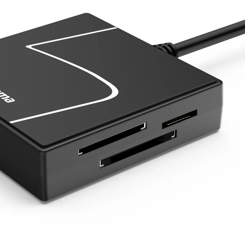 Hama 00200148 lector de tarjetas USB 3.2 Gen 1 (3.1 Gen 1) Type-A/Type-C negro