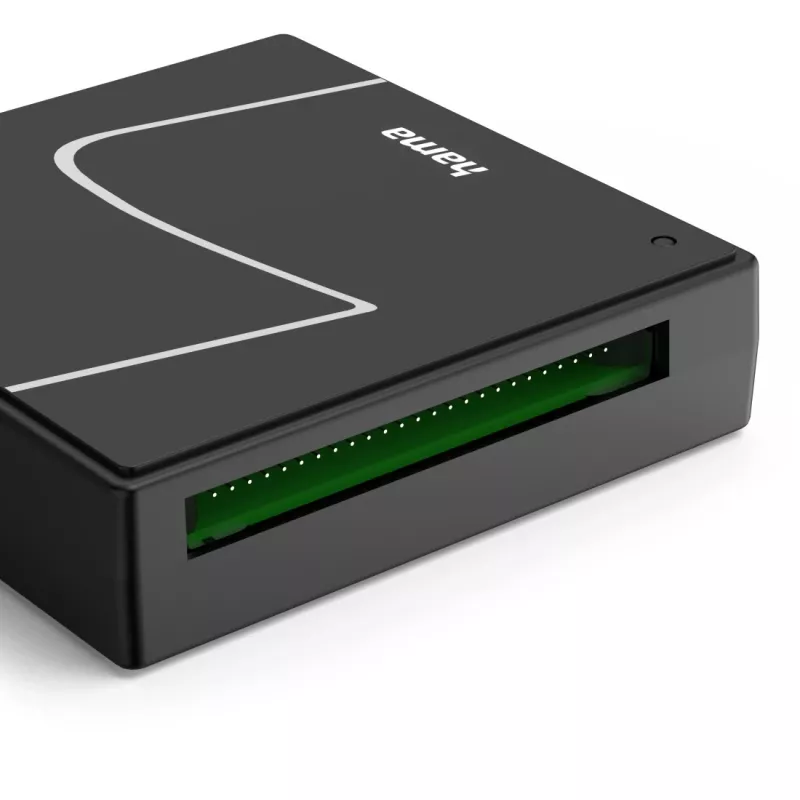Hama 00200148 lector de tarjetas USB 3.2 Gen 1 (3.1 Gen 1) Type-A/Type-C negro