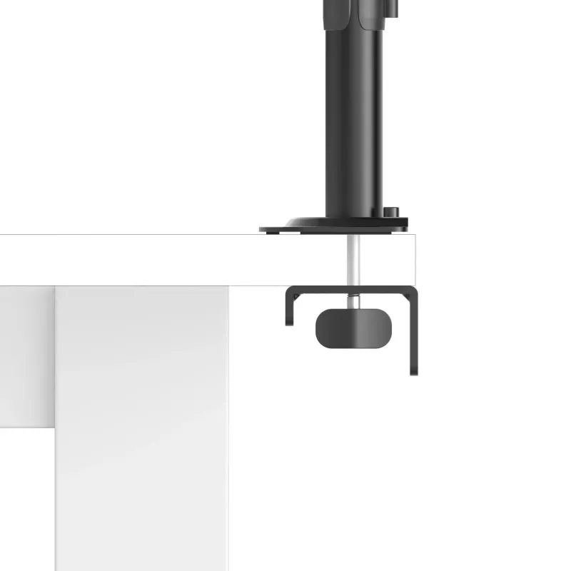 Hama soporte para monitor, 2 monitores, altura ajustable, orientable/inclinable, 13