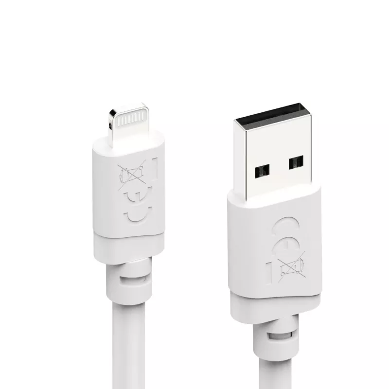 Hama 00201800 cable Lightning 1 m blanco