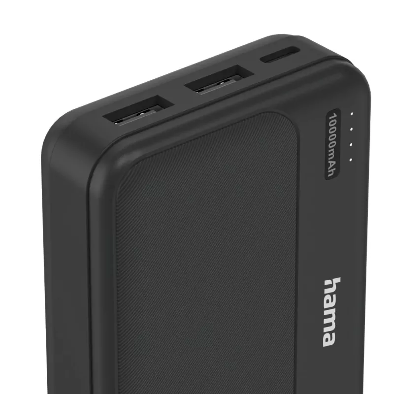 Hama Pocket 10 polímero de litio (LiPo) 10000 mAh negro