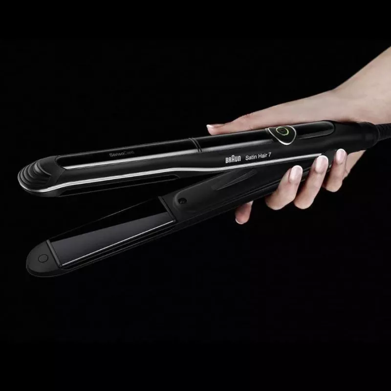Braun Satin Hair 7 SensoCare ST780 plancha de pelo, negra