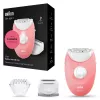 Braun Silk-epil 3-277 depiladora, blanca/rosa