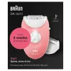 Braun Silk-epil 3-277 depiladora, blanca/rosa