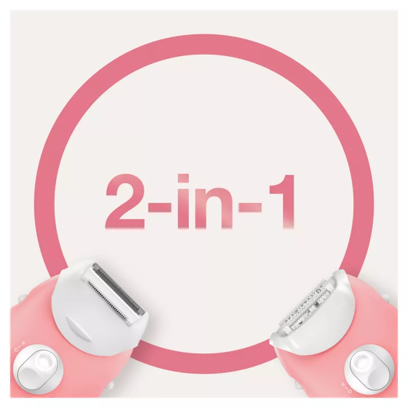Braun Silk-epil 3-277 depiladora, blanca/rosa