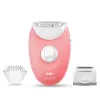 Braun Silk-epil 3-277 depiladora, blanca/rosa