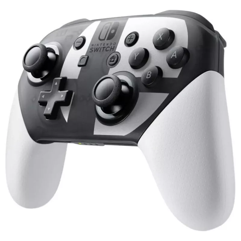 Nintendo Switch Pro mando Super Smash Bros. Ultimate Edition negro, gris, blanco Bluetooth gamepad analógico / digital Nintendo Switch