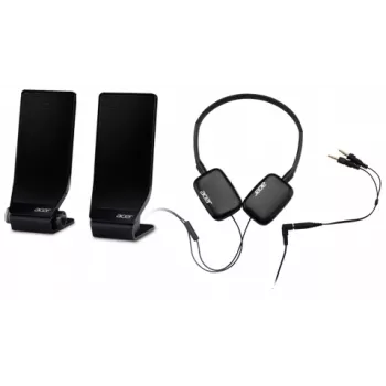 Acer NP.HDS11.00G auriculares/headset con cable diadema llamadas/música negro