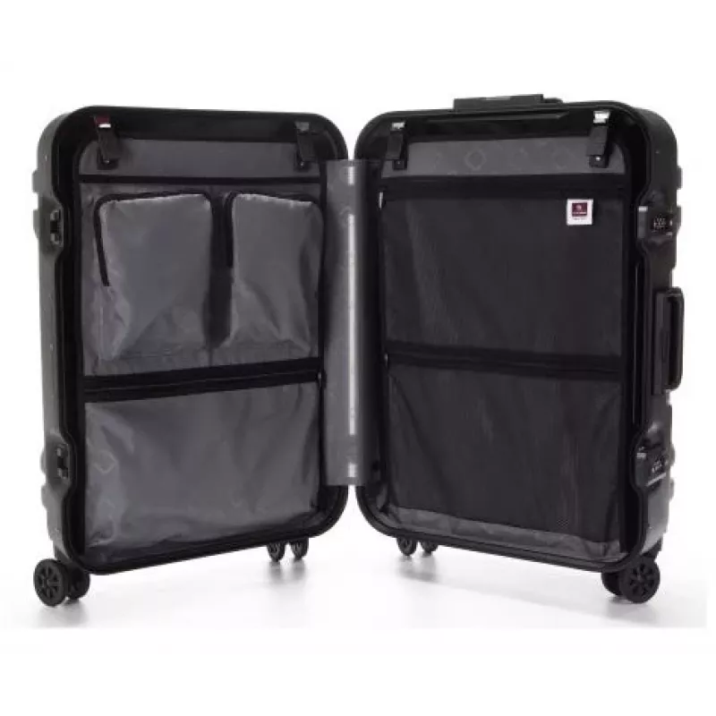 Acer GP.BAG11.009 maleta trolley negra aluminio, policarbonato (PC)