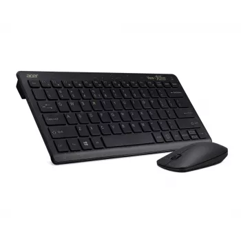 Acer Chrome conjunto combo, teclado, ratón incluido, universal, RF Wireless, QWERTY, negro