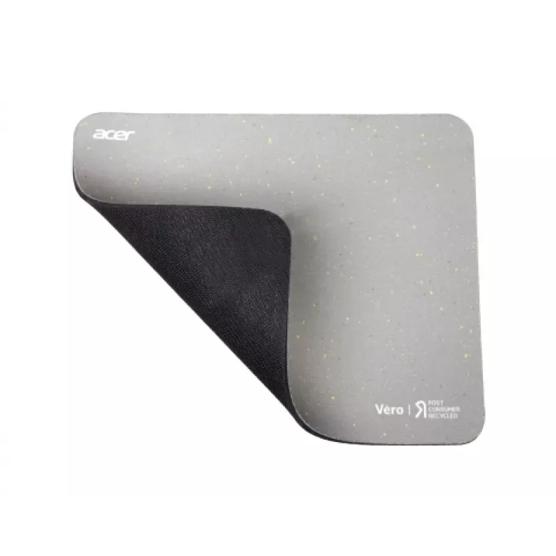 Acer Vero alfombrilla de ratón, gris, monocromático, tereftalato de polietileno (PET), goma, base antideslizante
