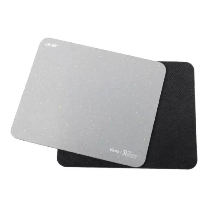 Acer Vero alfombrilla de ratón, gris, monocromático, tereftalato de polietileno (PET), goma, base antideslizante
