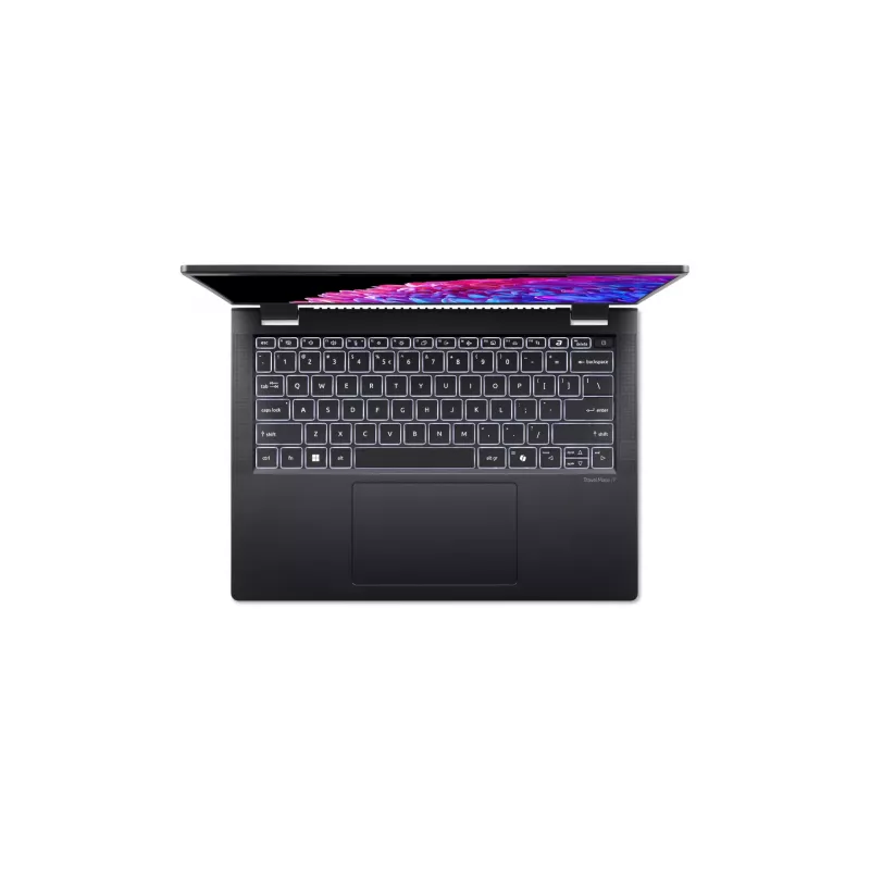 Acer TravelMate P6 14 TMP614-73-TCO-72YL Intel Core Ultra 7 155H Portátil 35,6 cm (14 inch) WQXGA 32 GB LPDDR5x-SDRAM 1 TB SSD Wi-Fi 7 (802.11be) Windows 11 Pro Neerlandés Negro