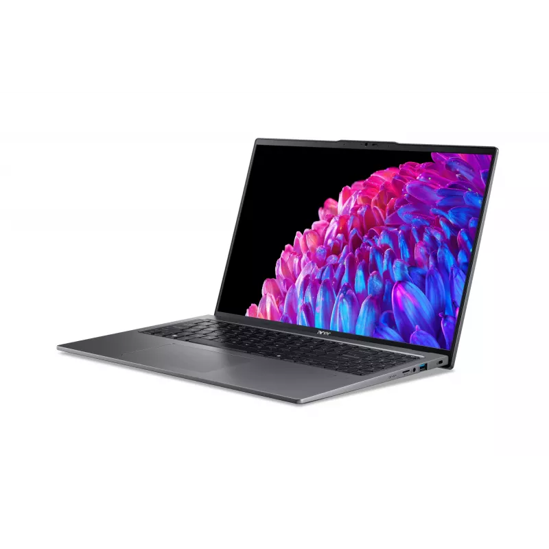 Acer Swift Go 16 SFG16-72-782U Intel Core Ultra 7 155U Portátil 40,6 cm (16 inch) 3.2K 16 GB LPDDR5-SDRAM 1 TB SSD Wi-Fi 6E (802.11ax) Windows 11 Home Gris