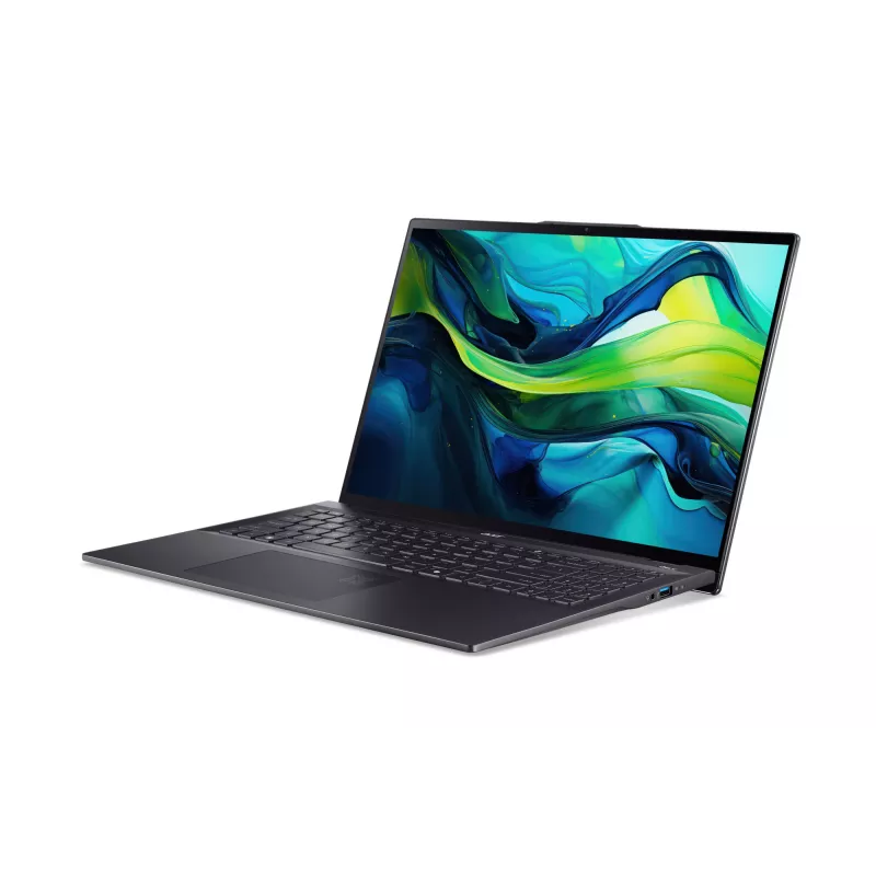 Acer Swift 16 AI SF16-51-53NZ Copilot+ PC Intel Core Ultra 5 226V Portátil 40,6 cm (16 inch) WQXGA+ 16 GB LPDDR5x-SDRAM 512 GB SSD Wi-Fi 7 (802.11be) Windows 11 Home US International Negro
