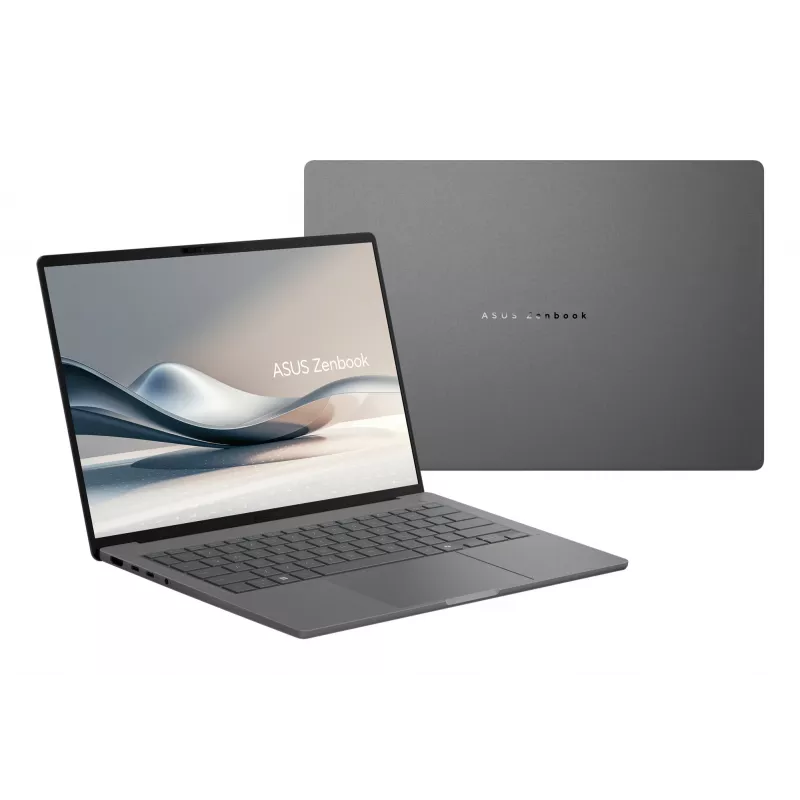 ASUS Zenbook A14 UX3407QA-QD343X Snapdragon X1-26-100 Portátil 35,6 cm (14 inch) WUXGA 32 GB LPDDR5x-SDRAM 1 TB SSD Wi-Fi 6E (802.11ax) Windows 11 Pro Gris