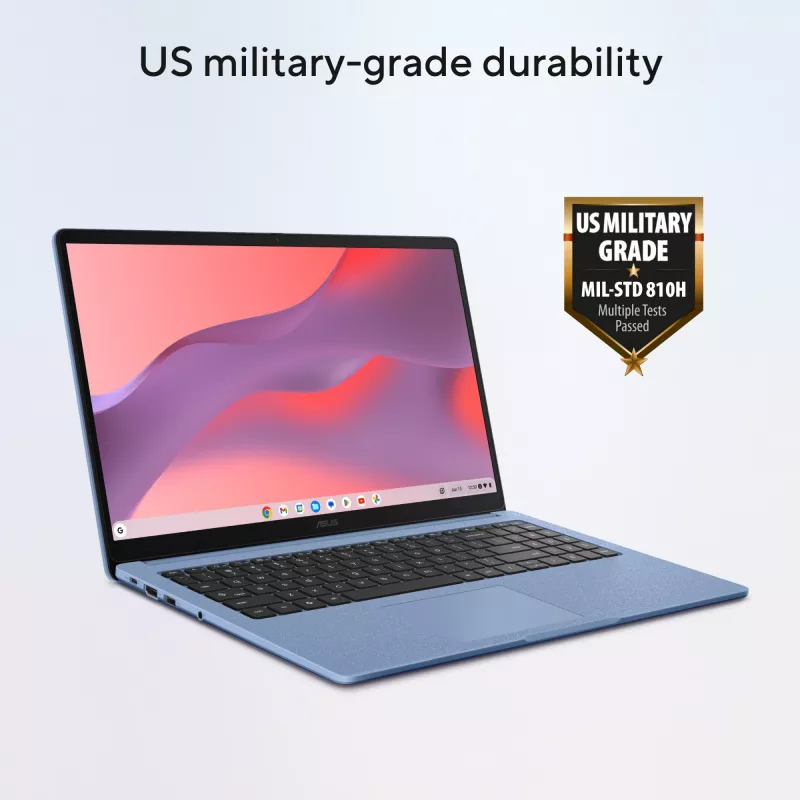 ASUS Chromebook CB1505CTA-S70197-CBE Intel® N N150 39,6 cm (15,6 inch) Full HD 8 GB LPDDR5-SDRAM 64 GB eMMC Wi-Fi 6 (802.11ax) ChromeOS US International Gris