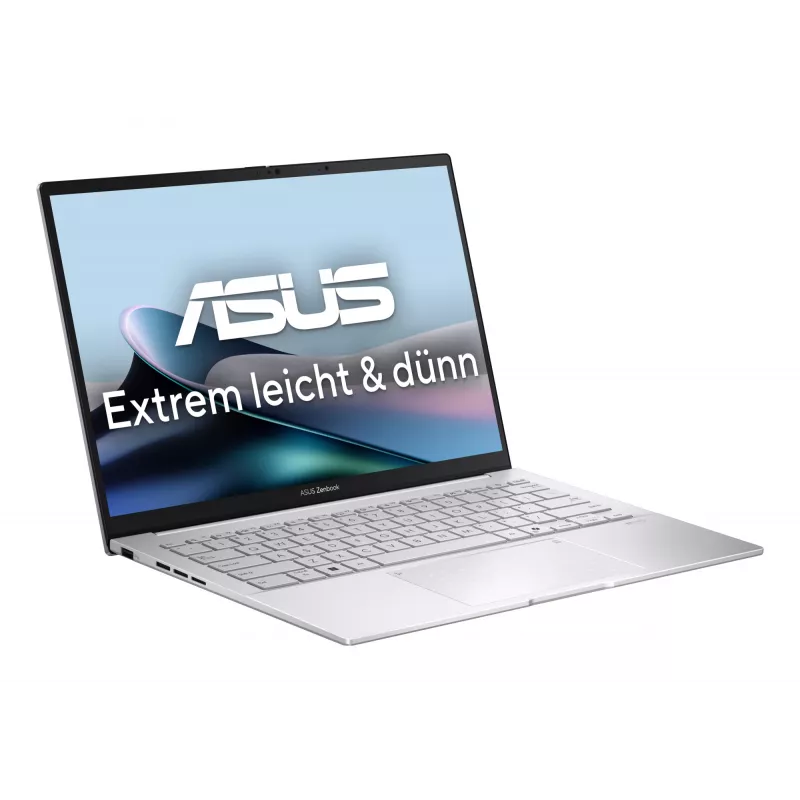 ASUS Zenbook 14 OLED UX3405CA-QD1302W Intel Core Ultra 7 255H Portátil 35,6 cm (14 inch) WUXGA 16 GB LPDDR5x-SDRAM 1 TB SSD Wi-Fi 7 (802.11be) Windows 11 Home Alemán Plata