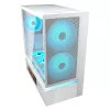 COUGAR Caja Midi Tower, CFV235 Vision, ARGB, Pantalla LCD, Mesh, Blanco