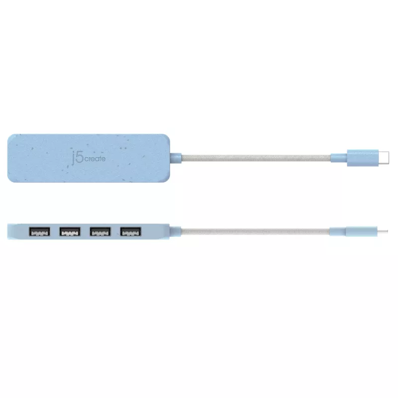 j5create Hub USB-C a 4 puertos Type-A Gen 2 ecológico