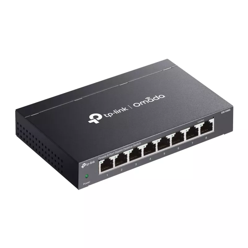 TP-Link Omada DS108G Switch de red No gestionado Gigabit Ethernet (10/100/1000) Negro