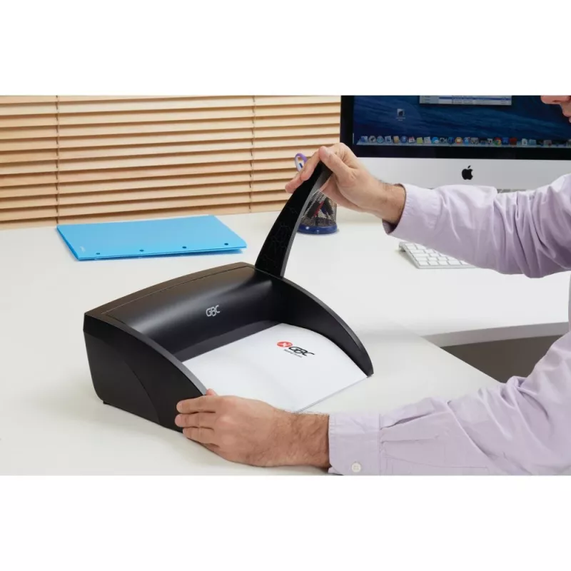 GBC Encuadernadora CombBind® C100, encuadernadora de canutillo, Manual, 160 hojas, Negro