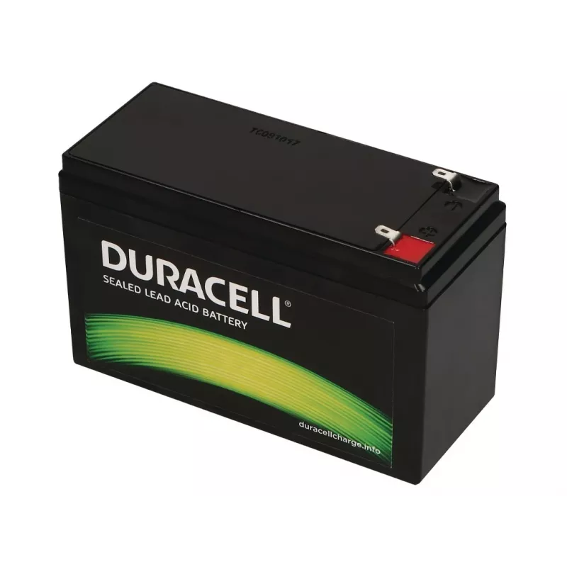 Duracell 12V 7Ah Batería VRLA, plomo-ácido sellada (VRLA), 12 V, 7 Ah, 84 Wh, Negro, 2,02 kg