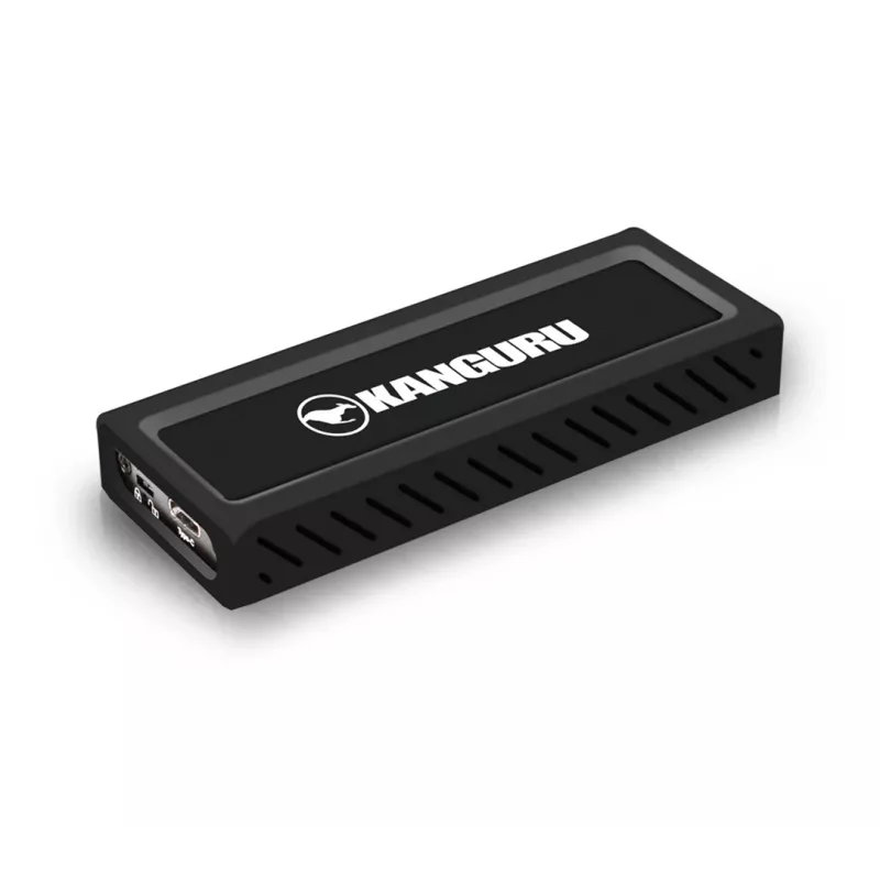 iStorage Kanguru UltraLock Superspeed+ USB-C M.2 NVMe SSD externa 1 TB | Unidad de estado sólido portátil segura | Interruptor físico de protección contra escritura | Firmware seguro | Conforme con TAA |