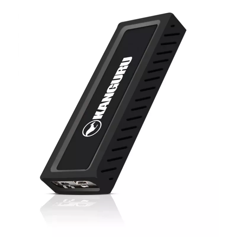 iStorage Kanguru UltraLock Superspeed+ USB-C M.2 NVMe SSD externa 1 TB | Unidad de estado sólido portátil segura | Interruptor físico de protección contra escritura | Firmware seguro | Conforme con TAA |