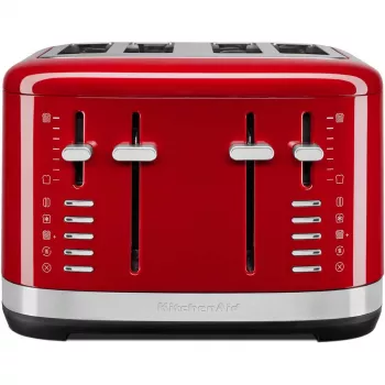 KitchenAid 5KMT4109EER 7 4 rebanadas 1640 W rojo, acero inoxidable