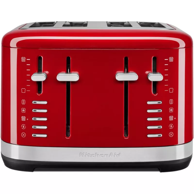 KitchenAid 5KMT4109EER 7 4 rebanadas 1640 W rojo, acero inoxidable
