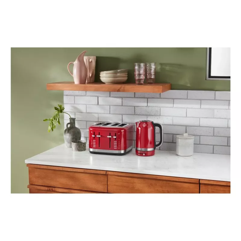 KitchenAid 5KMT4109EER 7 4 rebanadas 1640 W rojo, acero inoxidable