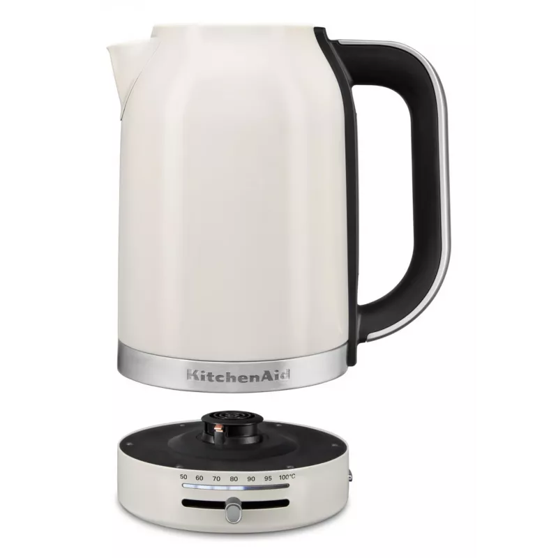 KitchenAid 5KEK1701EPL hervidor eléctrico 1,7 l 2400 W negro, acero inoxidable, blanco