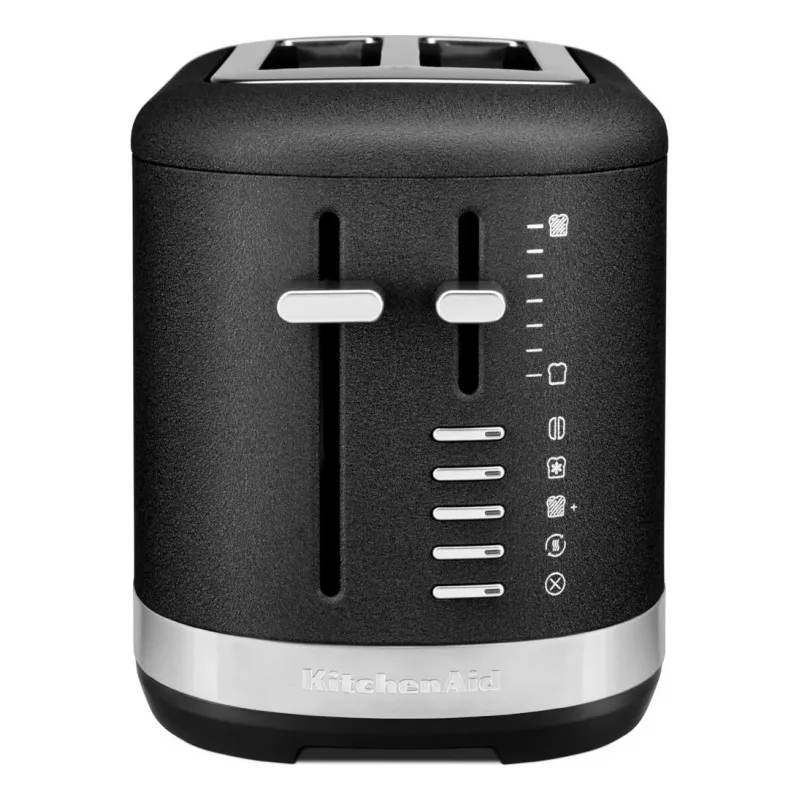KitchenAid 859711684250 tostadora 7 2 rebanada(s) 980 W negro, acero inoxidable