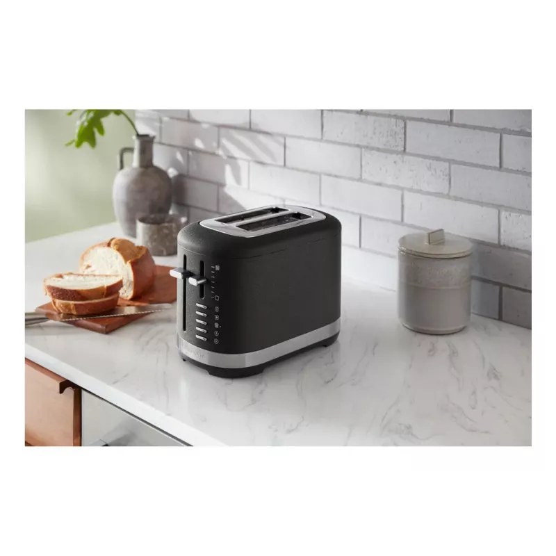 KitchenAid 859711684250 tostadora 7 2 rebanada(s) 980 W negro, acero inoxidable