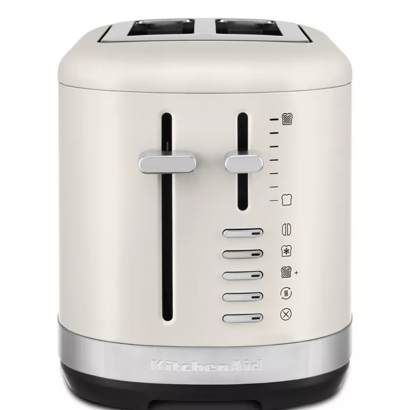 KitchenAid 859711684260 tostadora 7 2 rebanada(s) 980 W negro, acero inoxidable, blanco