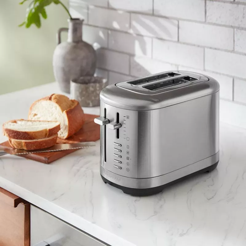 KitchenAid 5KMT2109ESX 2 rebanadas 980 W negro, acero inoxidable