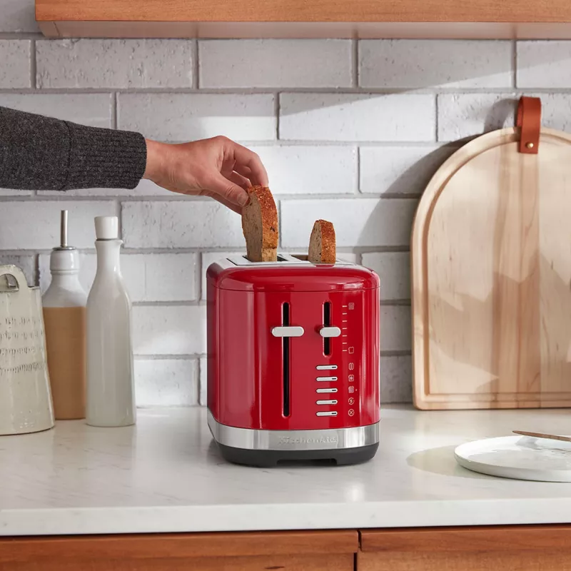 KitchenAid 5KMT2109EER 7 2 rebanada(s) 980 W negro, rojo, acero inoxidable