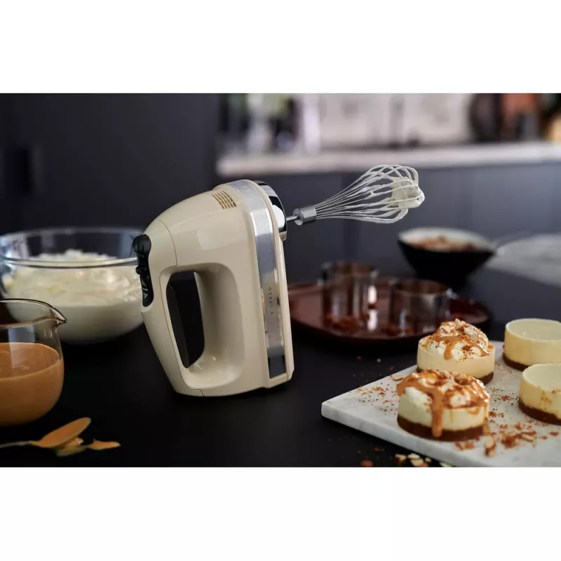 KitchenAid 5KHM9212EAC batidora de mano 85 W crema, plata