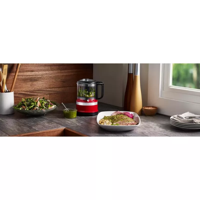 KitchenAid 5KFC3516EER 0,83 L 240 W negro, rojo, acero inoxidable