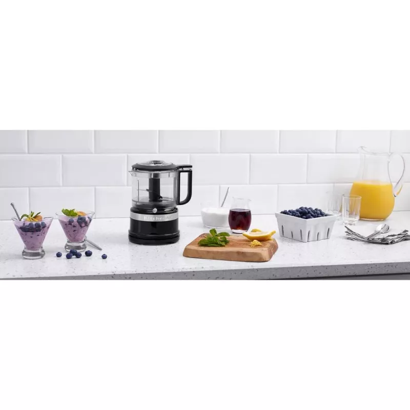 KitchenAid 5KFC3516EOB 0,83 L 240 W negro, acero inoxidable