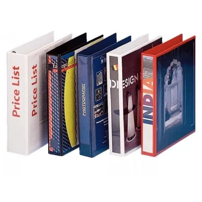 Esselte Panorama archivador FSC® A4 4DR/40 mm, A4, anilla D, almacenamiento, azul, azul, 400 hojas